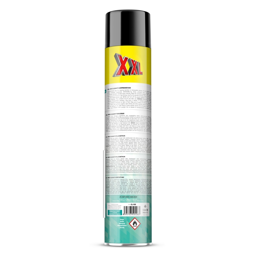 CLEAN IT CL-105 - Sprężony gaz do czyszczenia urządzeń elektronicznych 750 mm