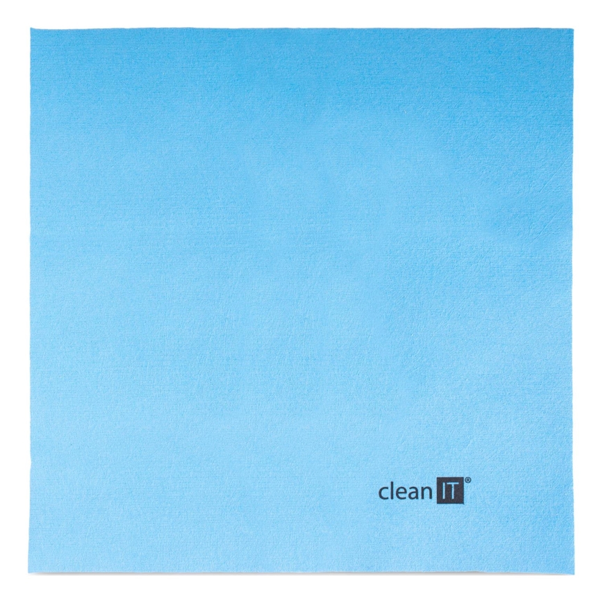 CLEAN IT CL-710 - Ściereczka czyszcząca z mikrofibry 19x19 cm niebieska