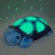 Cloud B - Lampka nocna dziecięca z projektorem 3xAA żółw niebieska