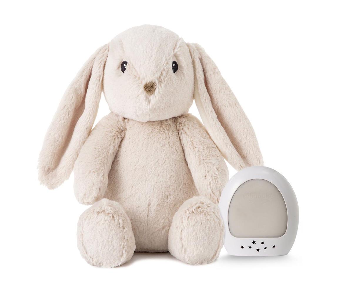 Cloud B - Snuggle buddy z melody i jasny króliczek + USB
