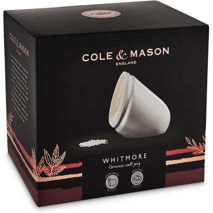 Cole & Mason - Ceramiczny pojemnik na sól WHITMORE