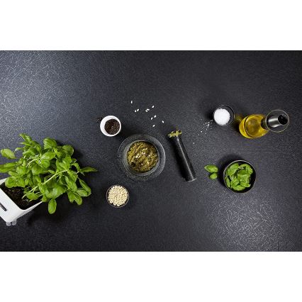 Cole&Mason - Granitowy moździerz z tłuczkiem GRANITE pr. 18 cm granit/czarny