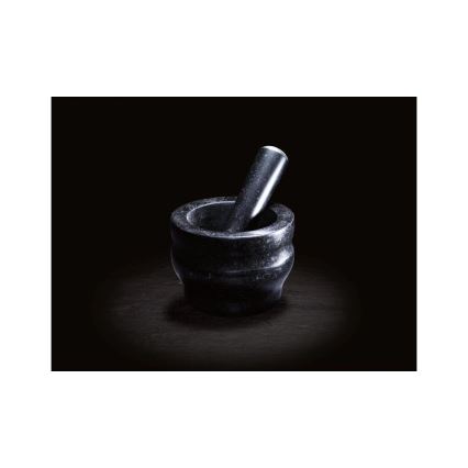 Cole&Mason - Granitowy moździerz z tłuczkiem GRANITE śr. 14 cm granit/czarny