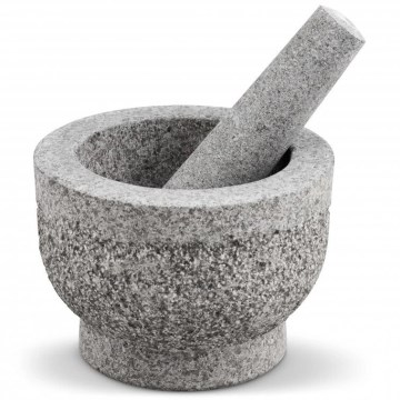 Cole&Mason - Granitowy moździerz z tłuczkiem GRANITE śr. 15 cm granit/szare