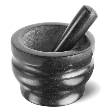 Cole&Mason - Granitowy moździerz z tłuczkiem GRANITE śr. 18 cm granit/czarny