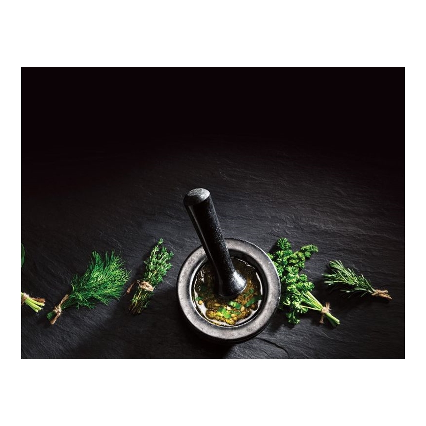 Cole&Mason - Granitowy moździerz z tłuczkiem GRANITE śr. 18 cm granit/czarny
