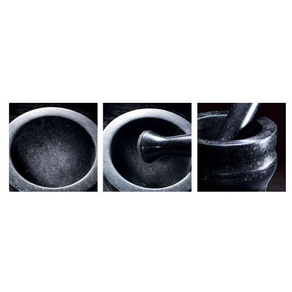 Cole&Mason - Granitowy moździerz z tłuczkiem GRANITE śr. 18 cm granit/czarny