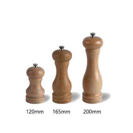 Cole&Mason - Młynek do pieprzu CASTAN BEECH buk 16,5 cm