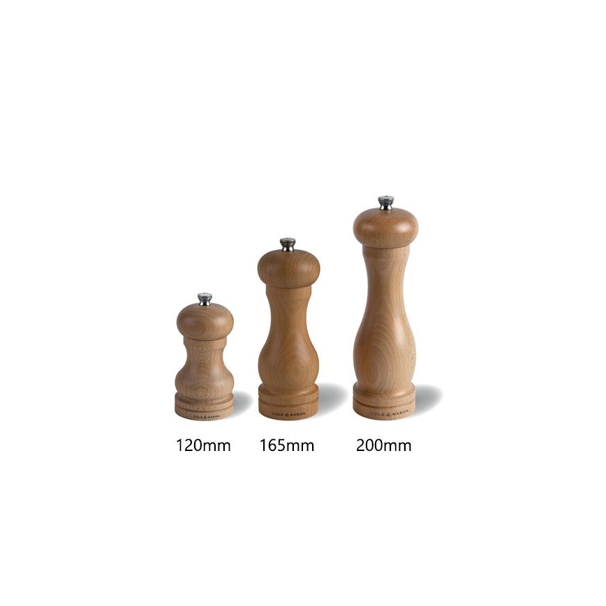 Cole&Mason - Młynek do pieprzu CASTAN BEECH buk 16,5 cm