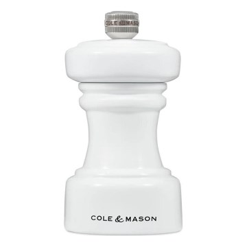 Cole&Mason - Młynek do pieprzu HOXTON 10,4 cm buk/błyszcząca biel