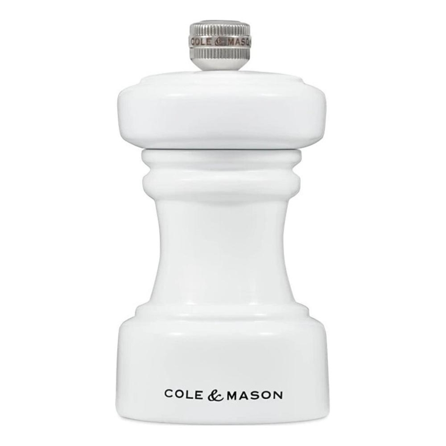 Cole&Mason - Młynek do pieprzu HOXTON 10,4 cm buk/błyszcząca biel