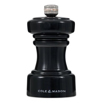 Cole&Mason - Młynek do pieprzu HOXTON 10,4 cm buk/czarny błyszczący