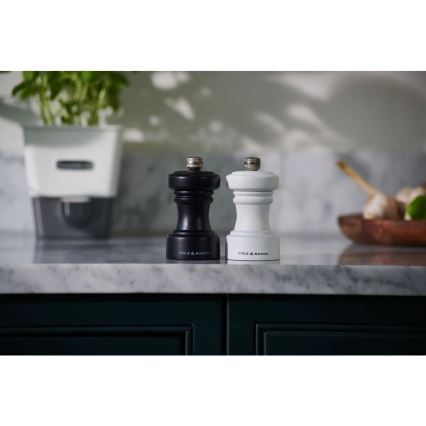 Cole&Mason - Młynek do pieprzu HOXTON 10,4 cm buk/matowa czarny