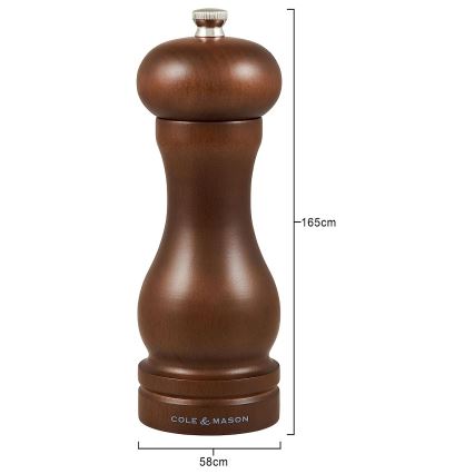 Cole&Mason - Młynek do soli CASTAN FOREST buk 16,5 cm