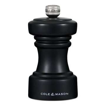 Cole&Mason - Młynek do soli HOXTON 10,4 cm buk/matowa czarny