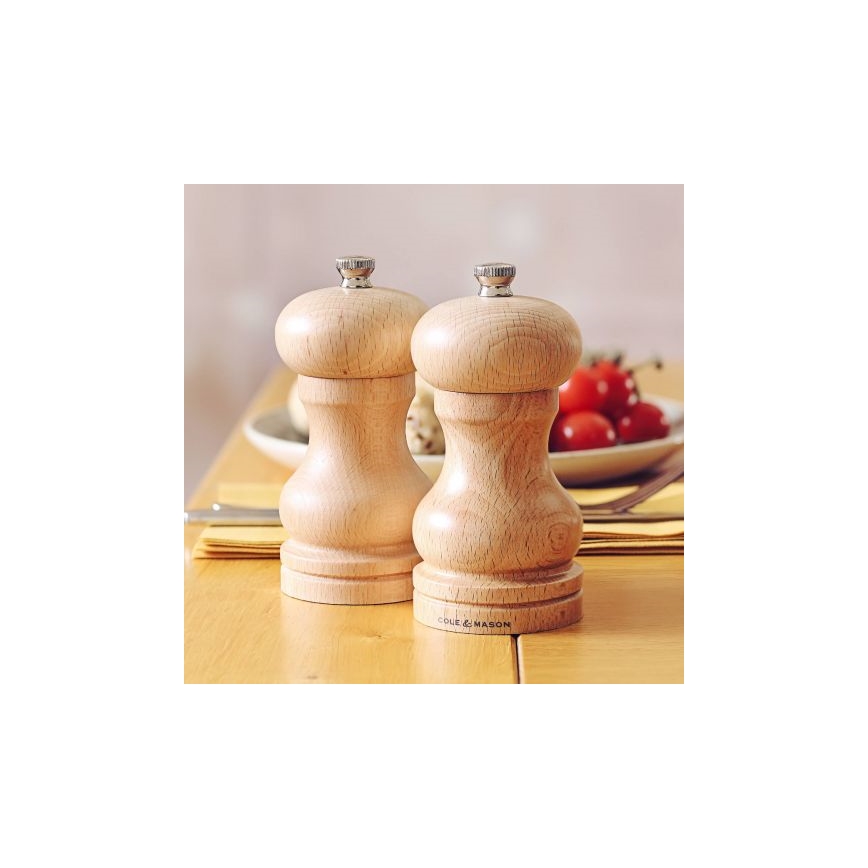 Cole&Mason - Młynek do soli KAPSTAN BEECH buk 12 cm
