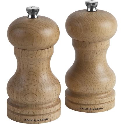 Cole&Mason - Młynek do soli KAPSTAN BEECH buk 12 cm