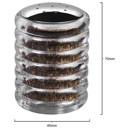 Cole&Mason - Solniczki i pieprzniczki BEEHIVE 2 szt. 7 cm