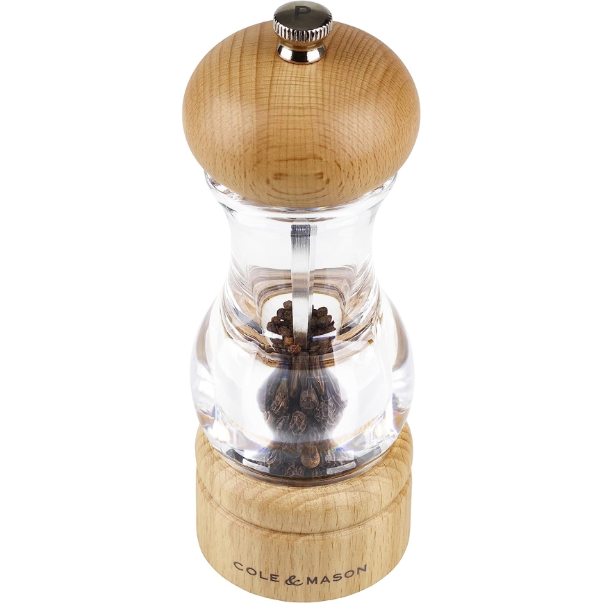 Cole&Mason - Zestaw młynków do soli i pieprzu BEECH 2 szt. buk 16,5 cm