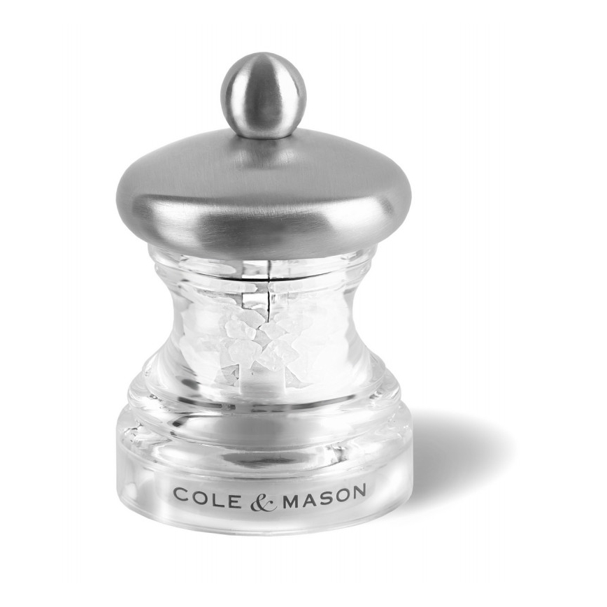 Cole&Mason - Zestaw młynków do soli i pieprzu BUTTON 2 szt. 6,5 cm