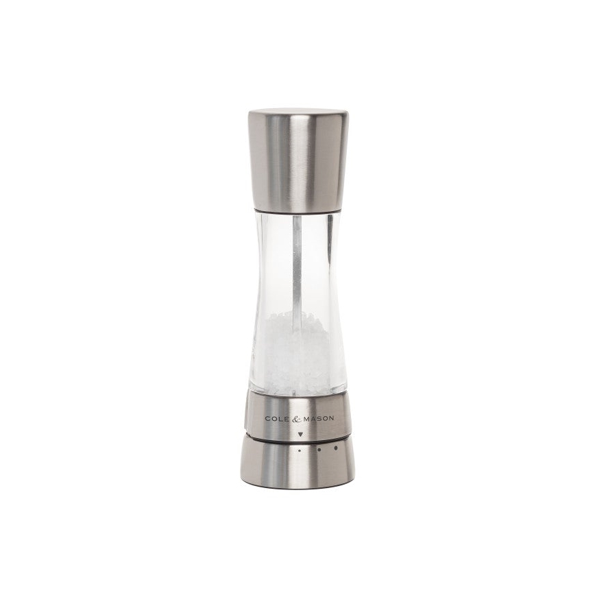 Cole&Mason - Zestaw młynków do soli i pieprzu DERWENT 2 szt. 19 cm chrom błyszczący