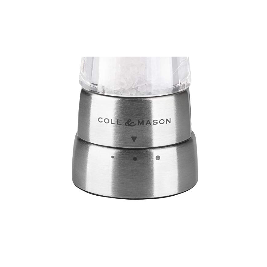 Cole&Mason - Zestaw młynków do soli i pieprzu DERWENT 2 szt. 19 cm chrom błyszczący