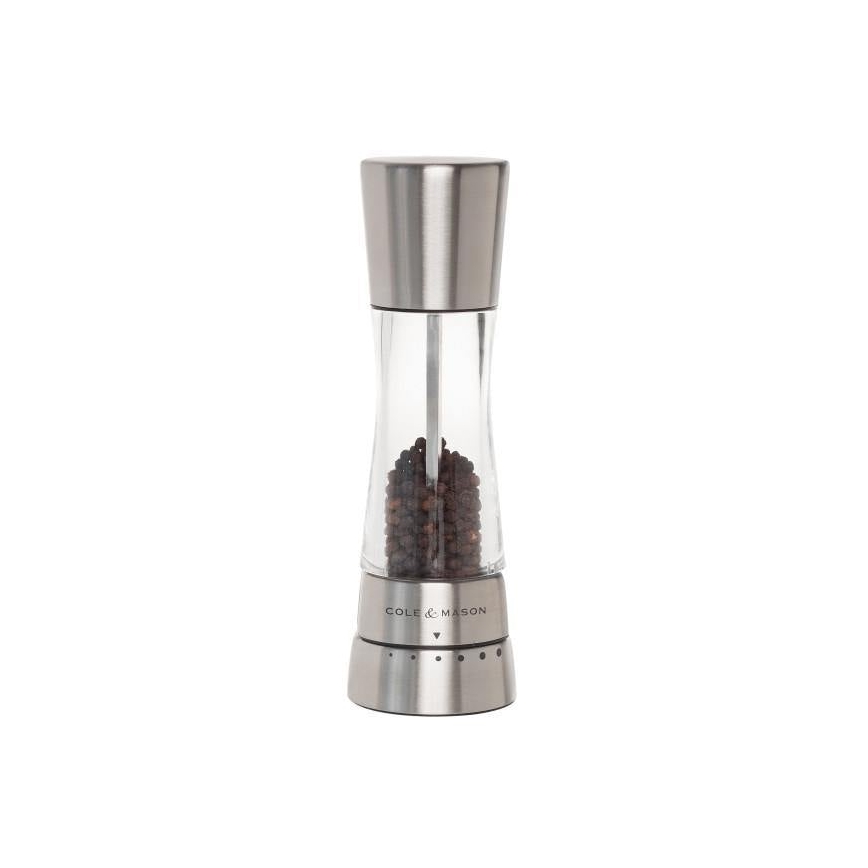 Cole&Mason - Zestaw młynków do soli i pieprzu DERWENT 2 szt. 19 cm chrom błyszczący