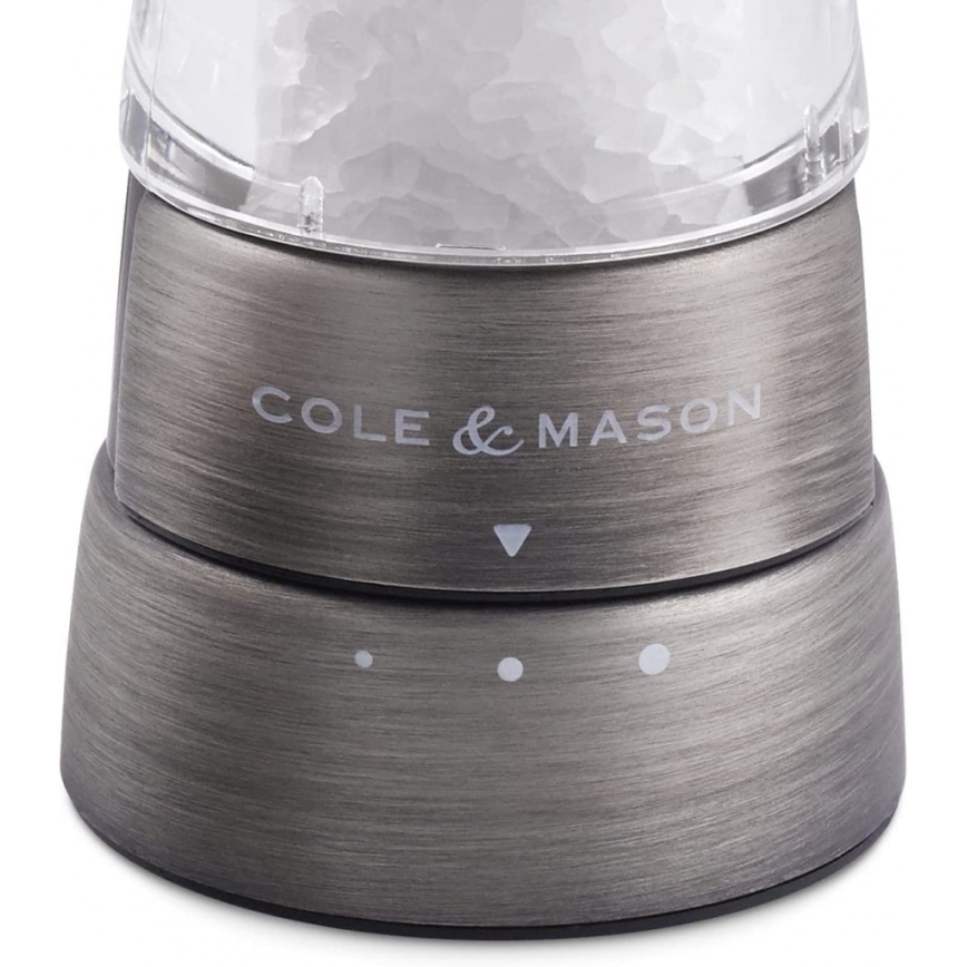 Cole&Mason - Zestaw młynków do soli i pieprzu DERWENT 2 szt. 19 cm chrom matowy