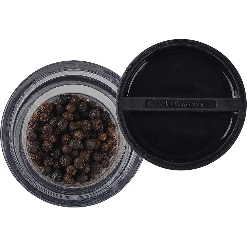 Cole&Mason - Zestaw młynków do soli i pieprzu FLIP 2 szt. 15,4 cm czarny