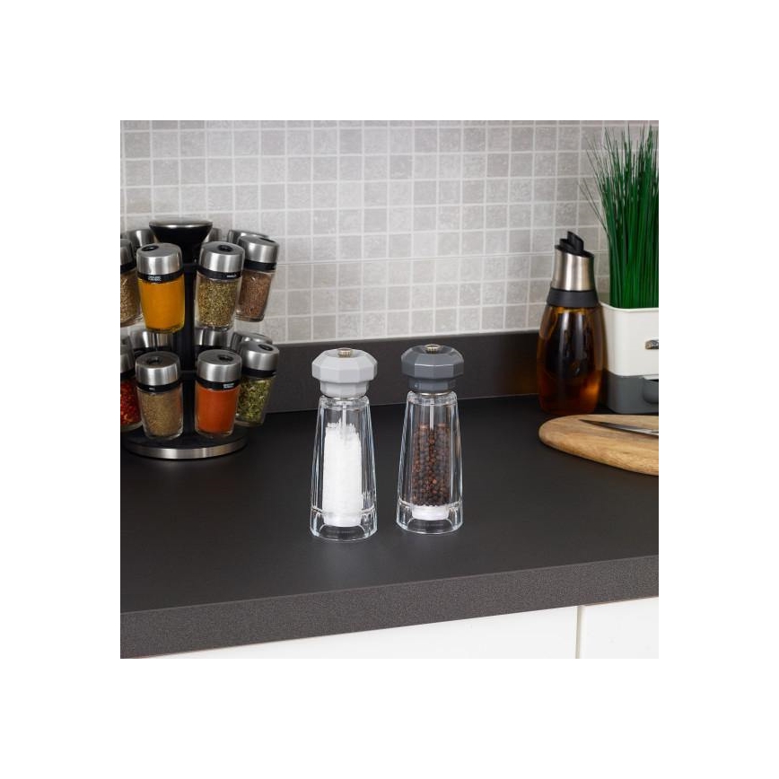 Cole&Mason - Zestaw młynków do soli i pieprzu LOWESTLOFT 2 szt. 17 cm