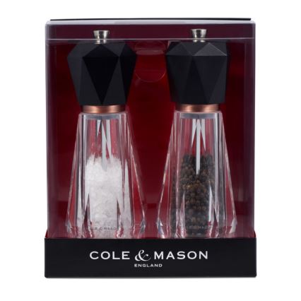 Cole&Mason - Zestaw młynków do soli i pieprzu SOMERTON 2 szt. 18 cm