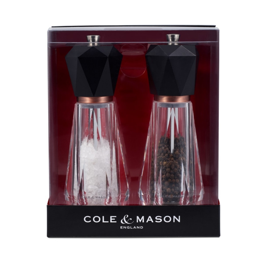 Cole&Mason - Zestaw młynków do soli i pieprzu SOMERTON 2 szt. 18 cm