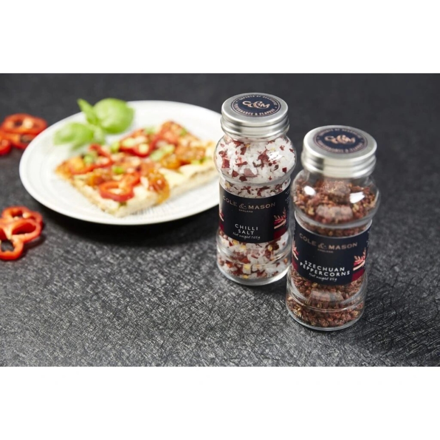 Cole&Mason - Zestaw podarunkowy Aromatic sól chili i syczuański pieprz