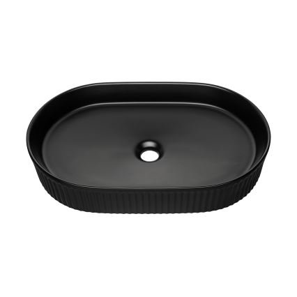 COMAD BEYOND 3 BLACK ( E-6531 ) - Umywalka nablatowa BEYOND 56x36 cm ceramika/matowy czarny