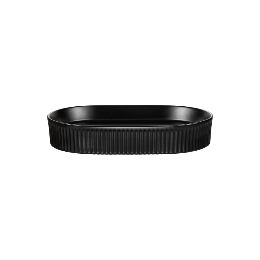 COMAD BEYOND 3 BLACK ( E-6531 ) - Umywalka nablatowa BEYOND 56x36 cm ceramika/matowy czarny