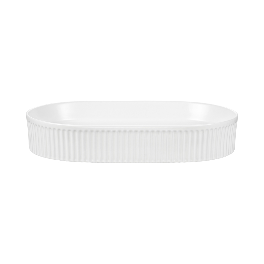 COMAD BEYOND 3 WHITE (E-6531) - Umywalka nablatowa BEYOND 56x36 cm ceramika/biały połysk