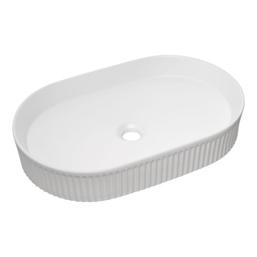 COMAD BEYOND 3 WHITE (E-6531) - Umywalka nablatowa BEYOND 56x36 cm ceramika/biały połysk
