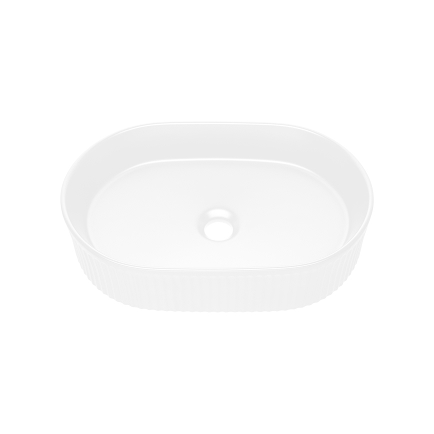 COMAD BEYOND 5 BIAŁY ( E-6564 ) - Umywalka nablatowa BEYOND 48x32,5 cm ceramika/matowy biały
