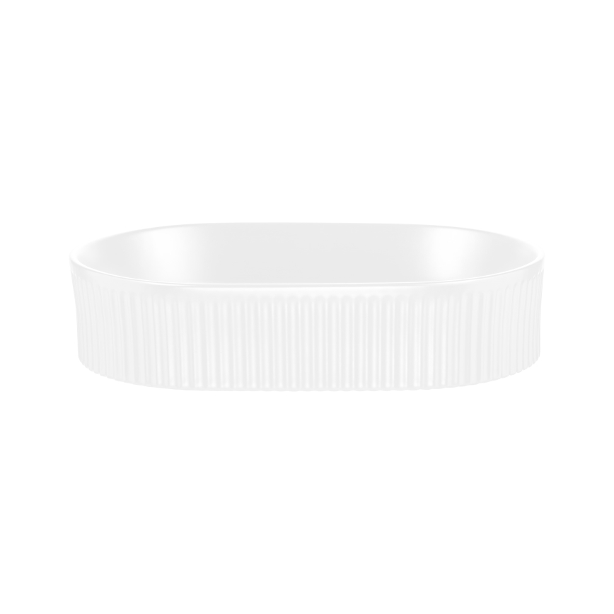 COMAD BEYOND 5 BIAŁY ( E-6564 ) - Umywalka nablatowa BEYOND 48x32,5 cm ceramika/matowy biały