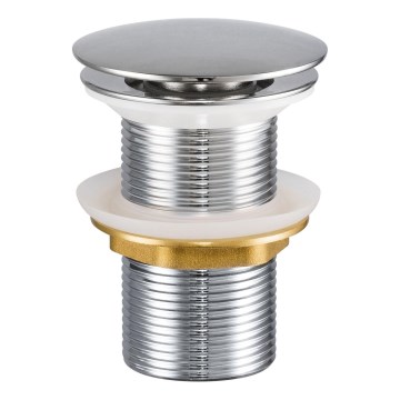 COMAD CLICK-CLACK T201L-3 - Odpływ do umywalki CLICK-CLACK śr. 7 cm chrom błyszczący