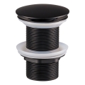COMAD CLICK-CLACK T201MBG-3 - Odpływ do umywalki CLICK-CLACK śr. 7 cm matowy czarny