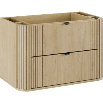 COMAD OVALIA CREMONA 82-80-46-2S - Szafka łazienkowa pod umywalkę OVALIA dąb