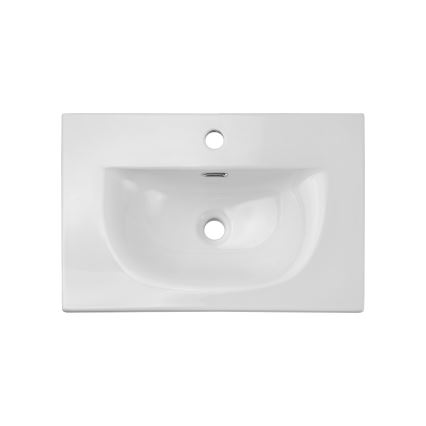 COMAD SKY 3 60CM DP ( E-8099-3-60 ) - Umywalka wpuszczana SKY 61x40 cm ceramika/matowy biały