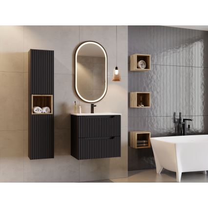 COMAD UM-2050RB DANCE 50 DP - Umywalka podtynkowa DANCE 52x40 cm ceramika/matowa biel