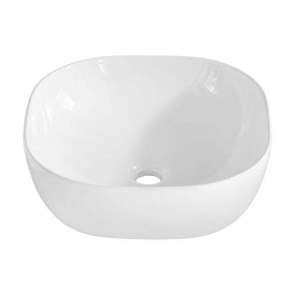 COMAD UM-6252 SMILE 40 DP - Umywalka nablatowa SMILE 41x41 cm ceramika/biały połysk