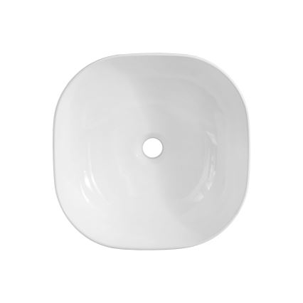 COMAD UM-6252 SMILE 40 DP - Umywalka nablatowa SMILE 41x41 cm ceramika/biały połysk