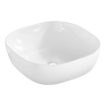 COMAD UM-6252 SMILE 40 DP - Umywalka nablatowa SMILE 41x41 cm ceramika/biały połysk