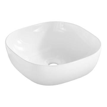 COMAD UM-6252 SMILE 40 DP - Umywalka nablatowa SMILE 41x41 cm ceramika/błyszcząca biel