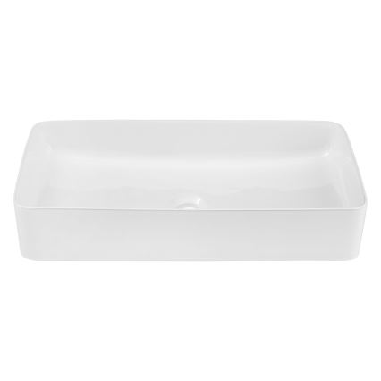 COMAD UM-6275 SLIM 60 WHITE DP - Umywalka nablatowa SLIM 61x34 cm ceramika/biały połysk