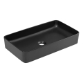 COMAD UM-6275 SLIM 60 BLACK DP - Umywalka nablatowa SLIM 61x34 cm ceramika/matowa czerń